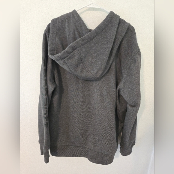 CARHARTT Gray Hoodie Relaxed Fit Mens Size 2X Pullover - Picture 2 of 7